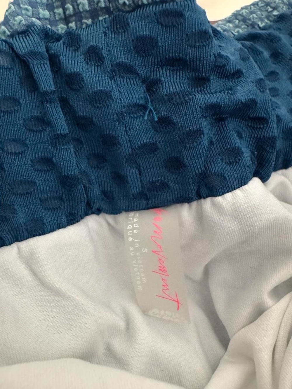 FP Movement Forty Love Jacket M Shorts S Blue Check Set NWOT Tennis - Picture 6 of 8